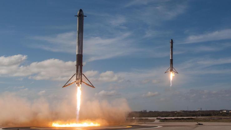 2019dan bu yana ilk SpaceX’in Falcon Heavy roketi uzaya fırlatıldı