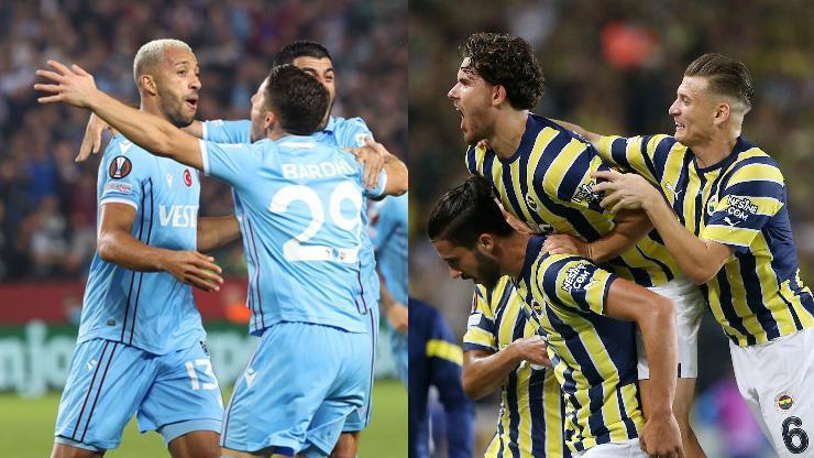 Fenerbahçe ve Trabzonsporun muhtemel rakipleri belli oldu