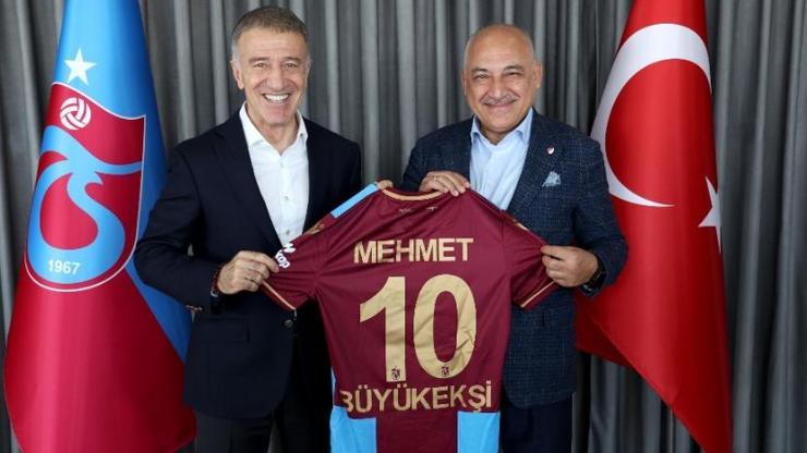 TFF Başkanı Mehmet Büyükekşi, Trabzonsporu ziyaret etti