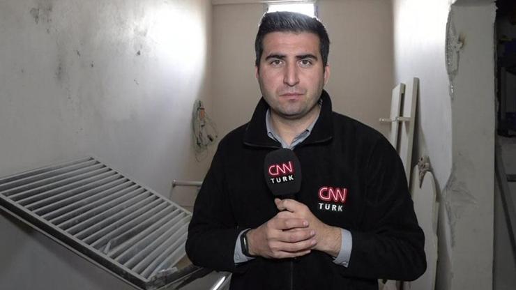 CNN TÜRK ekibi Karkamış’taki o apartmanı görüntüledi