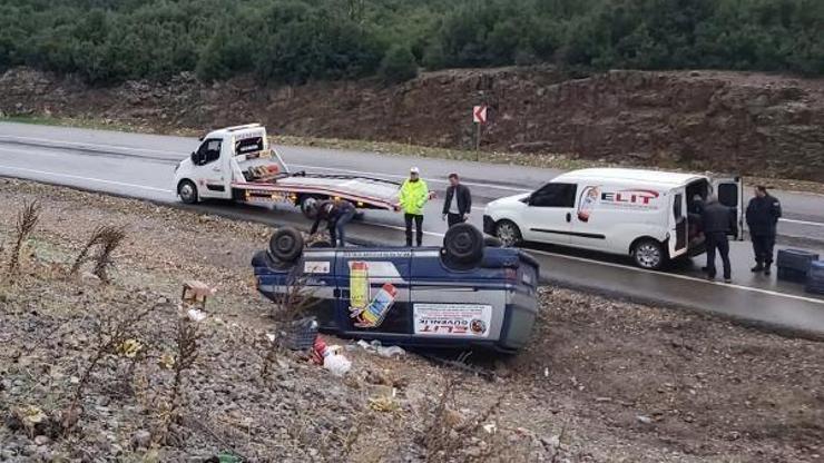 Çubukbelinde kaza: 1 ölü, 5 yaralı