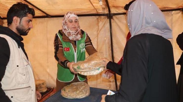 Suriye’deki kamplara her gün 54 bin ekmek