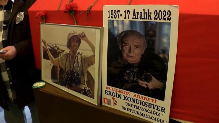 Türkiyenin ilk savaş muhabirlerinden Ergin Konuksever, son yolculuğuna uğurlandı
