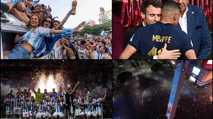 Messili Arjantin tarih yazdı: Final heyecanı ve kutlamalardan öne çıkan kareler