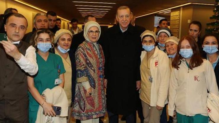 Cumhurbaşkanı Erdoğan'dan hasta ziyareti