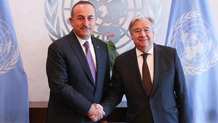 Çavuşoğlu, BM Genel Sekreteri'yle görüştü Çavuşoğlu, BM Genel Sekreteri'yle görüştü
