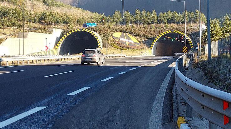 Bolu Dağı Tünelinden 2022de 12 milyon araç geçti