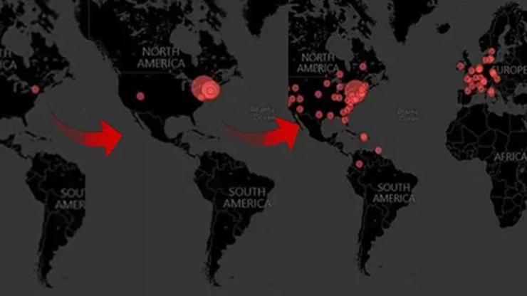 Kabus haritası 29 ülkede görüldü, dalga dalga yayılıyor...