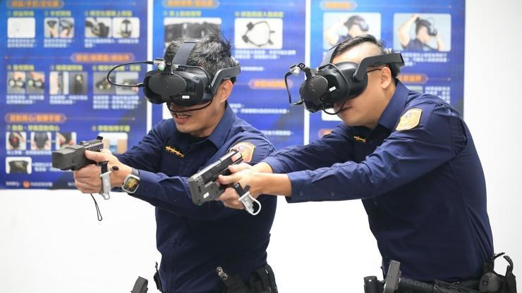 Tayvanda polislere sanal gerçeklikle eğitim