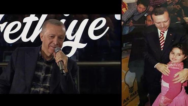 Cumhurbaşkanı Erdoğan’a genç kızdan 21 yıllık fotoğraf sürprizi Cumhurbaşkanı Erdoğan’a genç kızdan 21 yıllık fotoğraf sürprizi