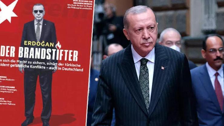 Alman dergisinden skandal kapak Hedefte Erdoğan var...