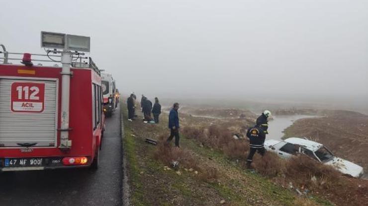 Nusaybin’de otomobil sulama kanalına düştü: 3 yaralı