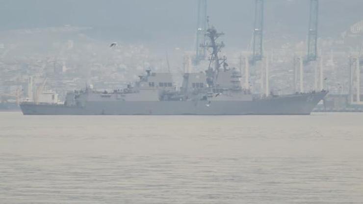 ABD savaş gemisi, İzmit Körfezi’nde