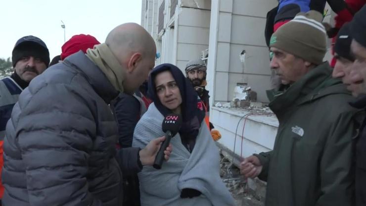 Çöken otelden ses var CNN TÜRK Muhabiri son durumu aktardı
