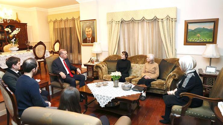 Cumhurbaşkanı Erdoğandan Baykal ailesine taziye ziyareti