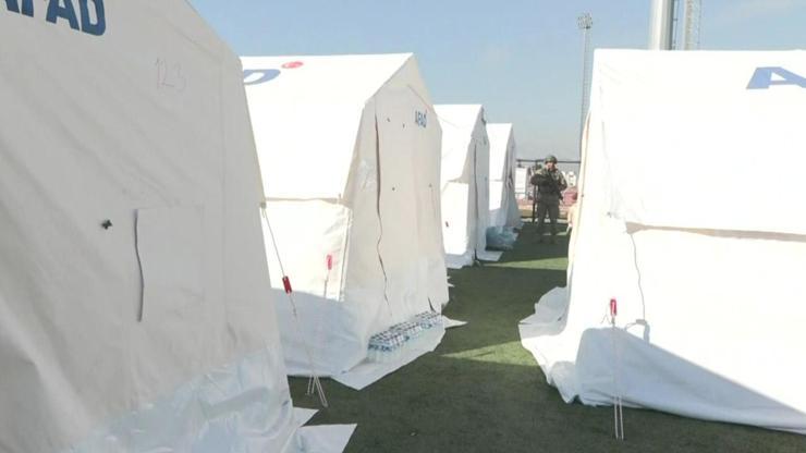 TSK Kahramanmaraş’ta 3 bin kişilik çadırkent kurdu