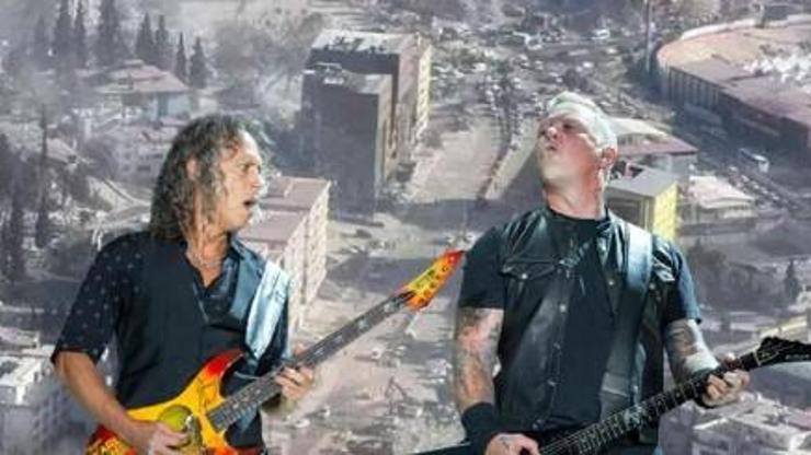 Metallicadan deprem bölgesinde büyük bağış