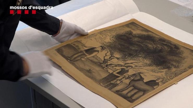 Salvador Dalinin çalınan 100 yıllık çizimleri sahiplerine iade edildi