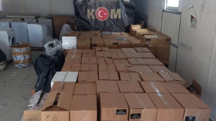 11 ton bandrolsüz nargile tütünü ele geçirildi