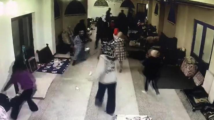 Malatya depreminde panik anları