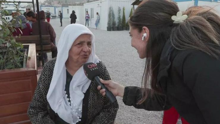 Depremzede teyze: “5 torunum kurtuldu, kurban keseceğim”