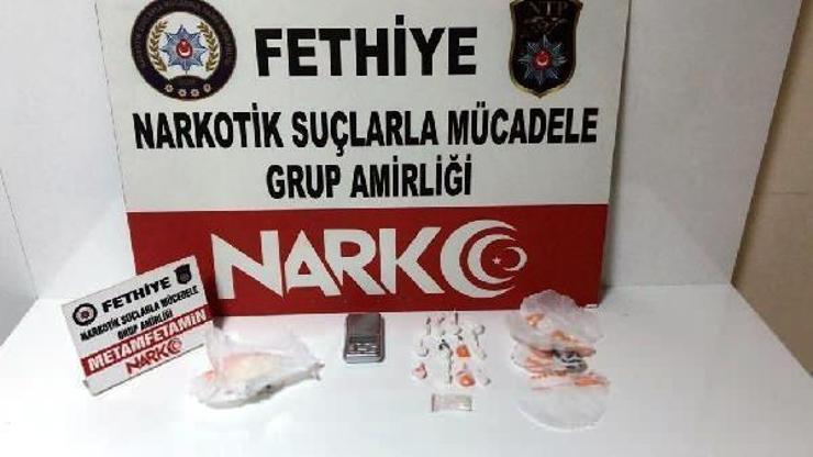 Fethiyedeki uyuşturucu operasyonlarında 2 tutuklama