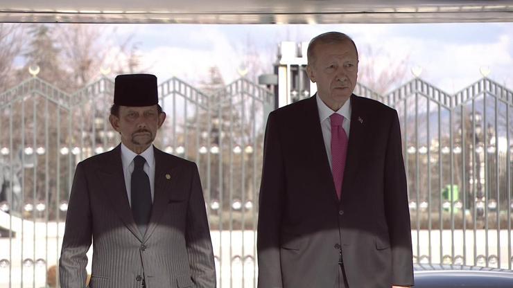 SON DAKİKA: Brunei Sultanı Ankarada