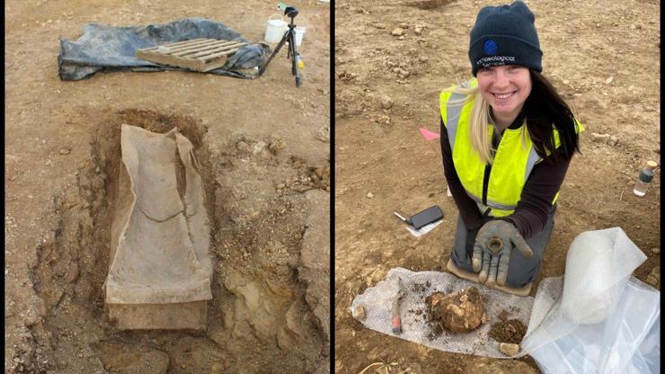 İngiltere’de kurşun lahitte Romalı bir aristokratın iskelet kalıntıları bulundu