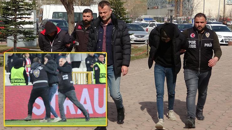 Fiorentinalı Bianconun burnunu kıran ve sahaya giren iki holigan tutuklandı