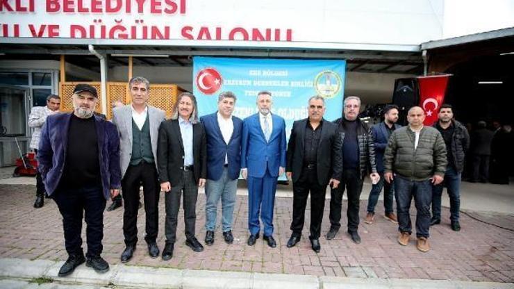 Erzurumlularla bir araya gelen Başkan Serdar Sandal: Derdimiz de soframız da kaygılarımız da aynı