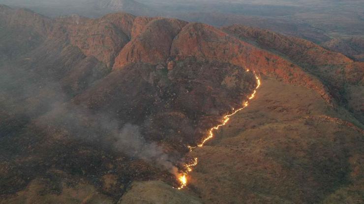 Avustralyadaki yangında 100 bin hektarlık alan kül oldu