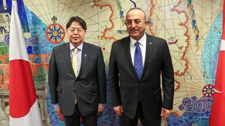 Dışişleri Bakanı Çavuşoğlu, Japon mevkidaşı Hayashi ile görüştü