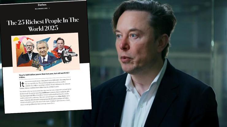 Elon Muska Forbes şoku Milyarderler listesi değişti