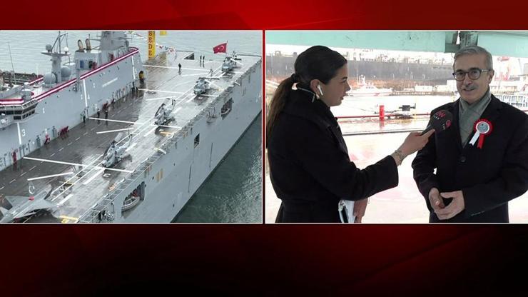 Anadolu Gemisinde büyük gün Fulya Öztürk Türkiyenin yüzen havalimanında