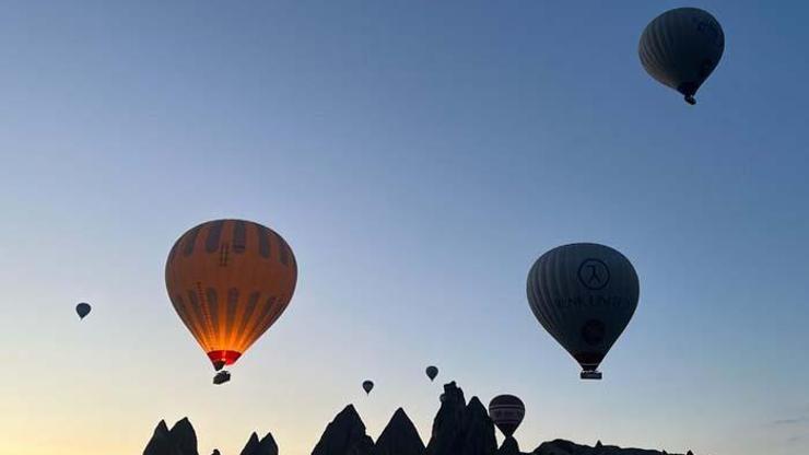 Kapadokya’yı 18 bin turist gökyüzünden izledi