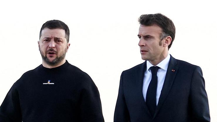 Zelenski, Macron ile telefonda görüştü