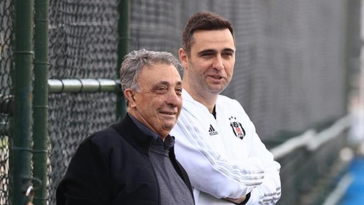 Beşiktaşta Ahmet Nur Çebi, bugünkü antrenmanı izledi