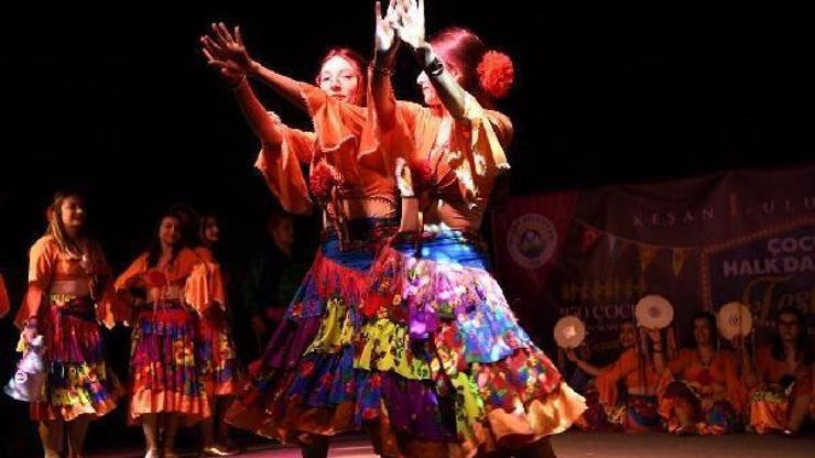 Keşan 1’inci Uluslararası Çocuk Halk Dansları Festivali yapıldı