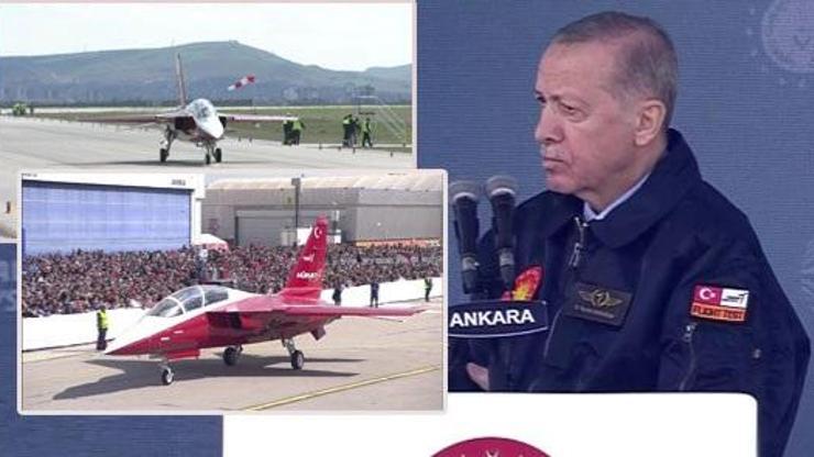 Cumhurbaşkanı Erdoğan açıkladı: Yerli savaş uçağının adı KAAN