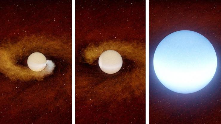Gökbilimciler, yörüngesindeki gezegenleri tüketen bir yıldız tespit ettiler