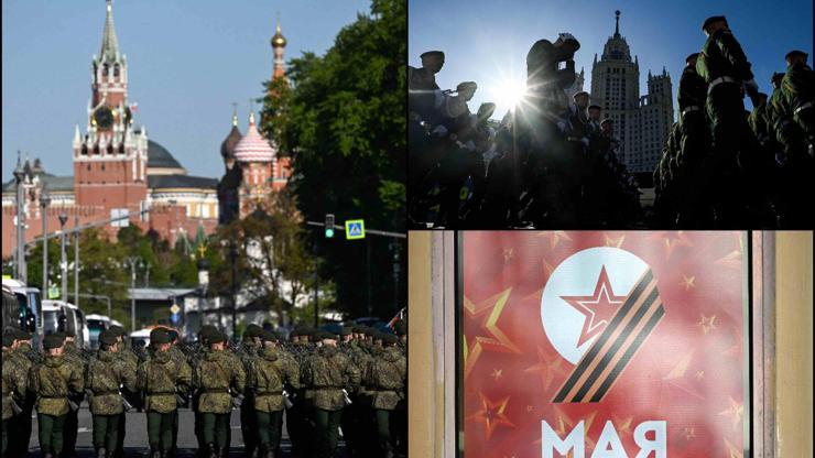 Görüntüler Moskova’dan: İşgalin gölgesinde ‘Zafer Günü’ provası