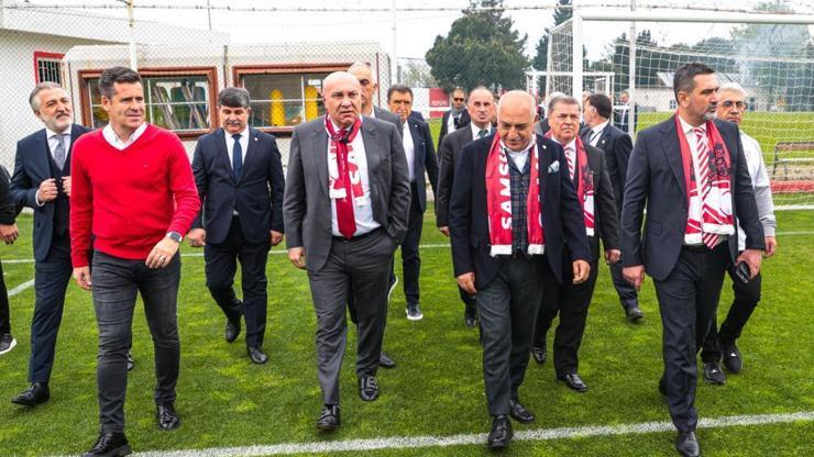 TFF Başkanı Büyükekşi, Samsunspor tesislerini inceledi