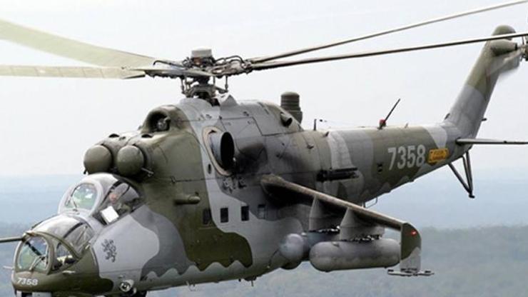 Kırımda Rus ordusuna ait helikopter düştü: 2 ölü