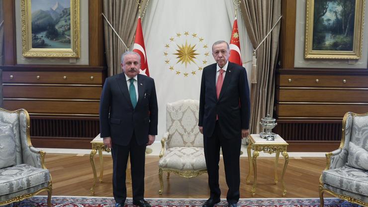 Son dakika... Cumhurbaşkanı Erdoğan, Şentop ile görüştü