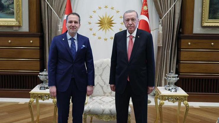 Son dakika haberi: Cumhurbaşkanı Erdoğan, Fatih Erbakanı kabul etti