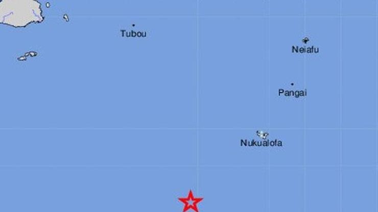 Tonga açıklarında 7.2 büyüklüğünde deprem