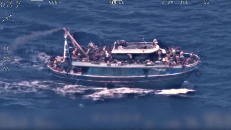Göçmen teknesinin son görüntüleri
