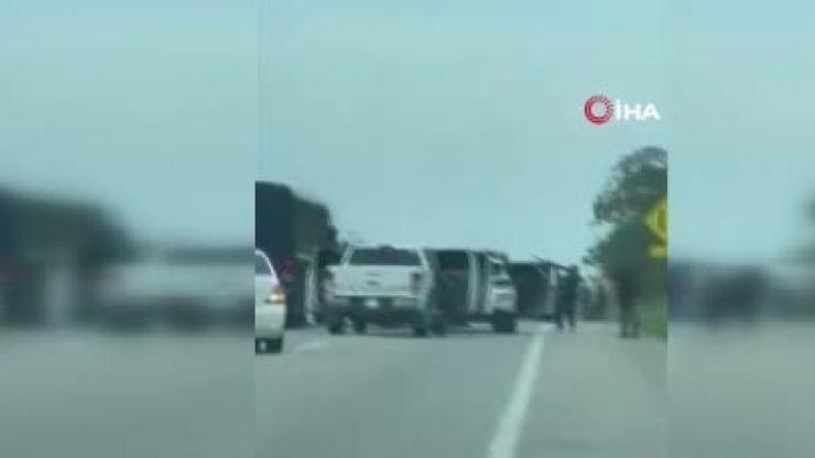 Meksikada otobüs yolculuğu yapan 14 polis kaçırıldı