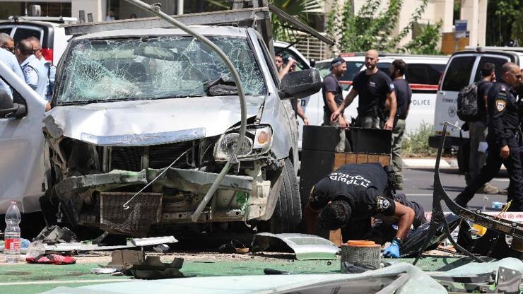 Tel Aviv’de araçlı saldırı: 7 yaralı