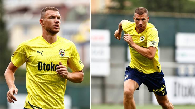 Edin Dzeko, Fenerbahçe ile ilk idmanına çıktı